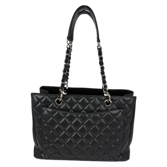 Chanel Caviar Quilted Black Grand Shopping GST Tote Bag - Picture 2 of 8